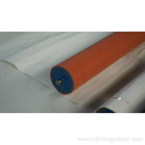 Rubber roller for laminating equipment